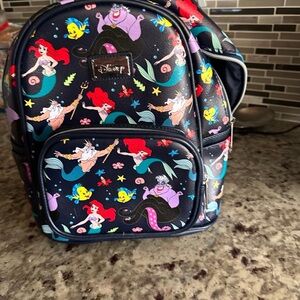 Disney Kids Backpack with Navy and Multicolor Characters
